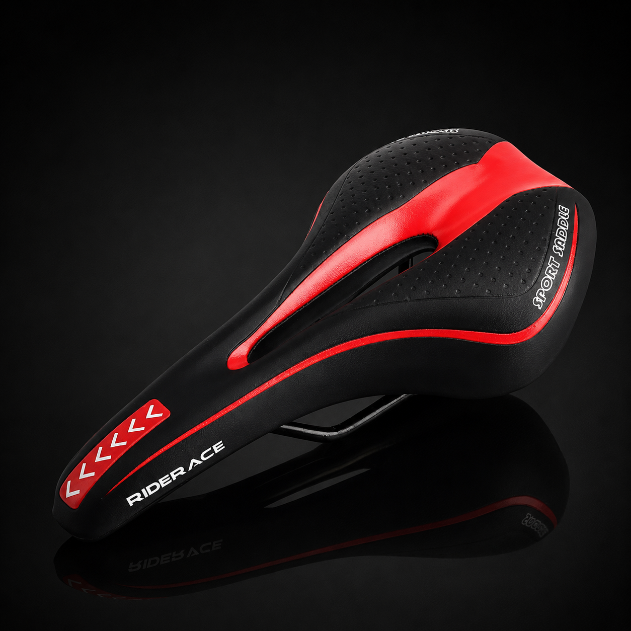 Gel Comfort Road Bike Saddle — Shockproof PU Leather, 280×160 mm