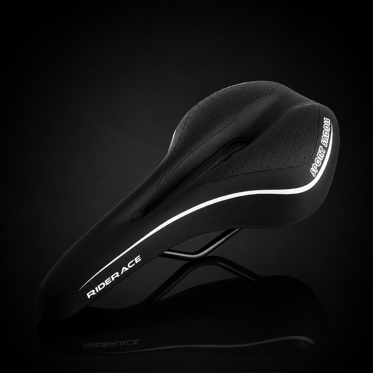 Gel Comfort Road Bike Saddle — Shockproof PU Leather, 280×160 mm