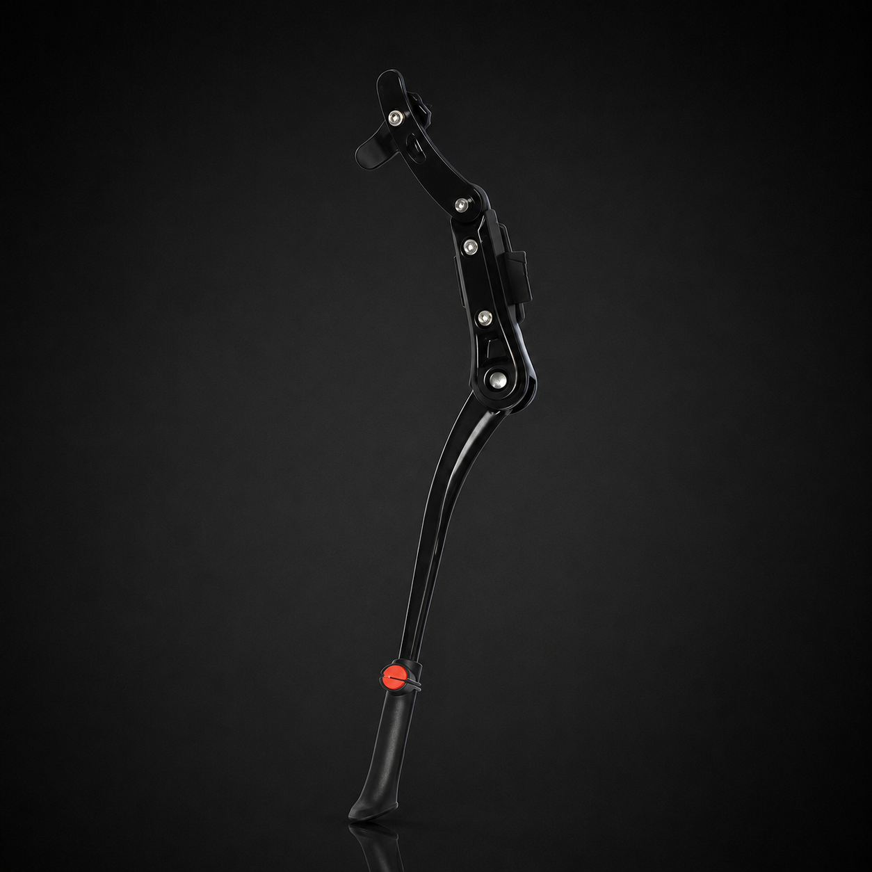Adjustable Aluminum Bike Kickstand — Fits 24–29″ & 700C Wheels