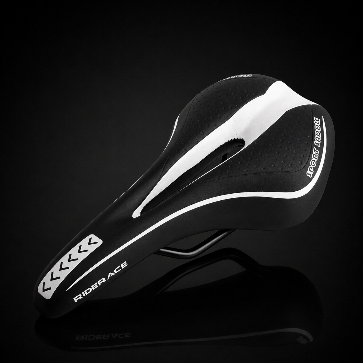 Gel Comfort Road Bike Saddle — Shockproof PU Leather, 280×160 mm