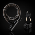 Anti-Theft Bike Cable Lock — 115cm Steel Cable with Keys