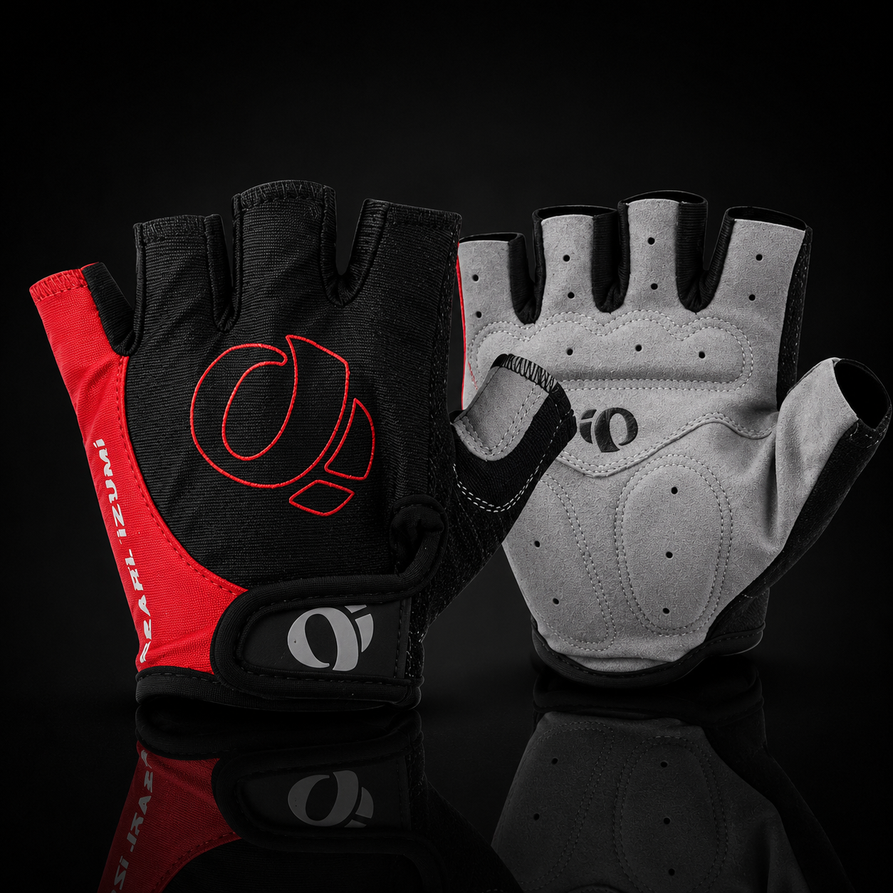 Half-finger gel-padded cycling gloves with breathable mesh back (2)