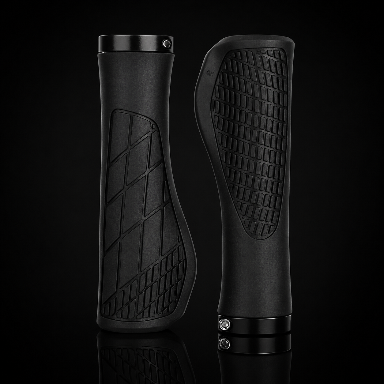Lockable TPR Bike Grips — Anti-Slip Comfort