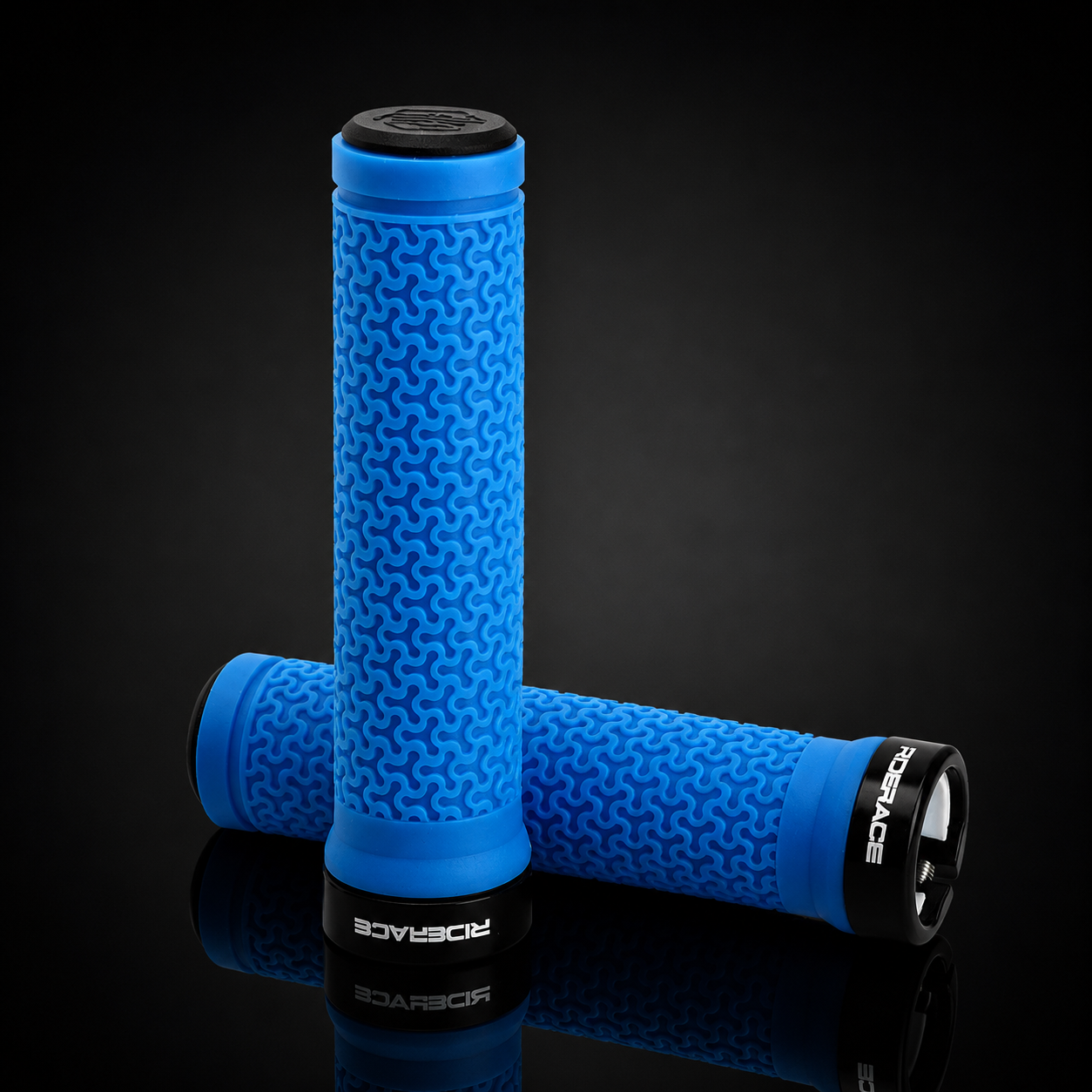 Lock-On MTB Handlebar Grips — Non-Slip Rubber