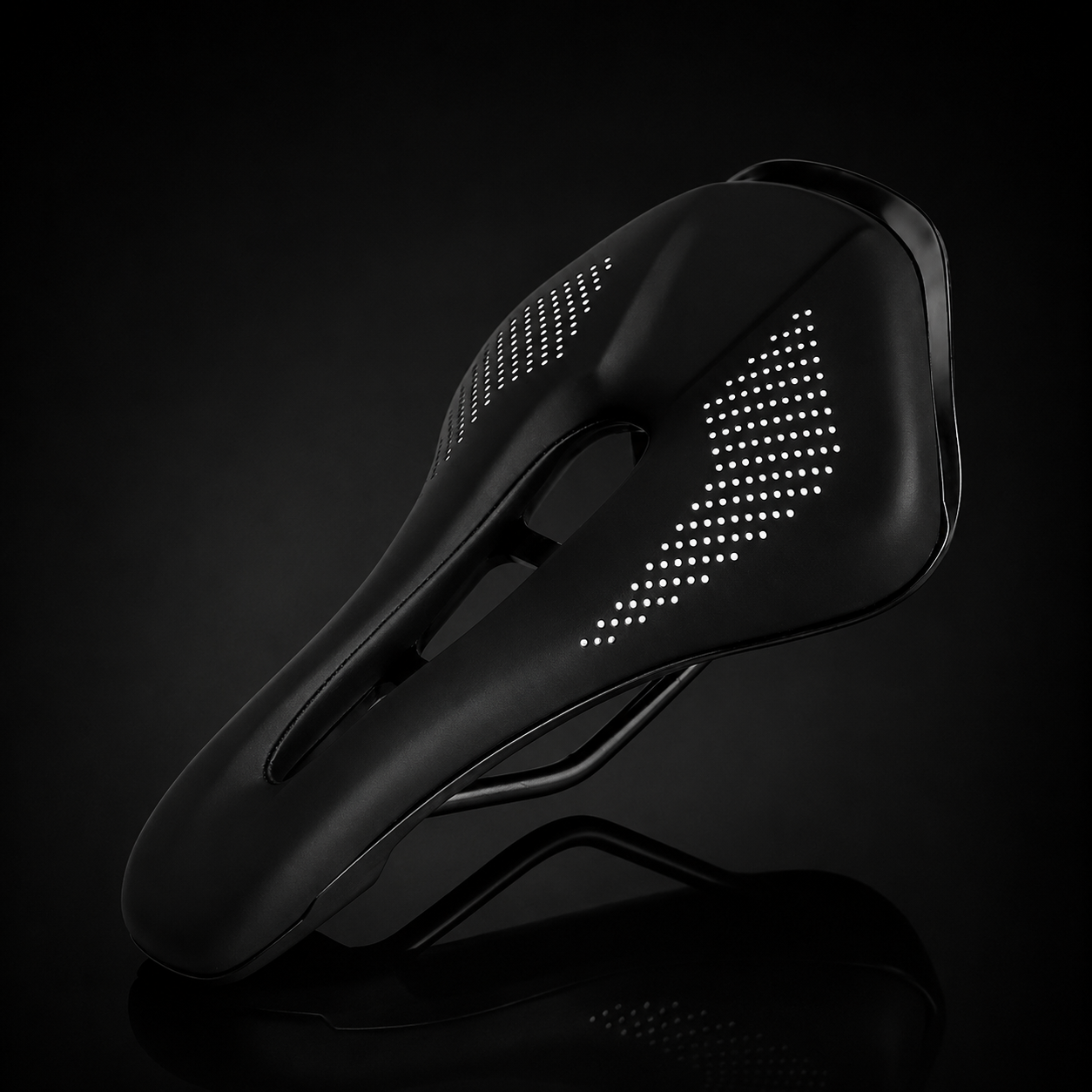 Gel Comfort Road Bike Saddle — Shockproof PU Leather, 280×160 mm